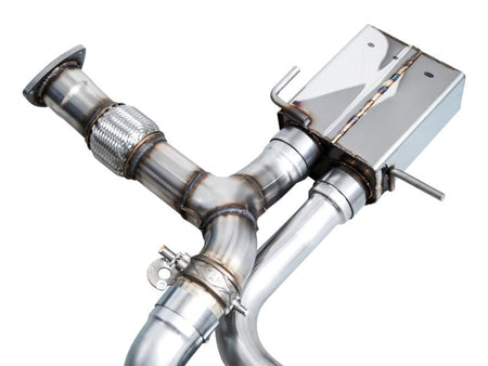 AWE 2023 C8 Corvette Z06 SwitchPath Cat - Back Exhaust - Diamond Black Tips - CPC Performance
