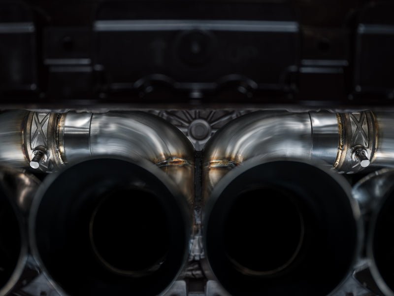 AWE 2023 C8 Corvette Z06 SwitchPath Cat - Back Exhaust - Diamond Black Tips - CPC Performance
