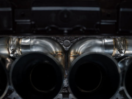 AWE 2023 C8 Corvette Z06 SwitchPath Cat - Back Exhaust - Diamond Black Tips - CPC Performance