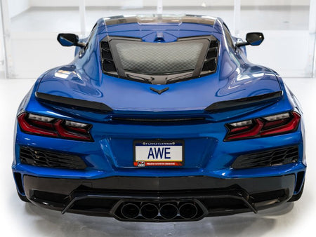 AWE 2023 C8 Corvette Z06 SwitchPath Cat - Back Exhaust - Diamond Black Tips - CPC Performance