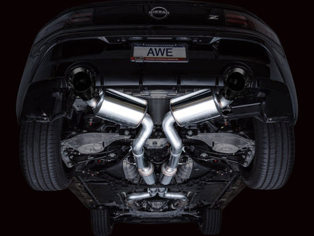AWE 2023 Nissan Z RZ34 RWD Touring Edition Catback Exhaust System w/ Diamond Black Tips - CPC Performance