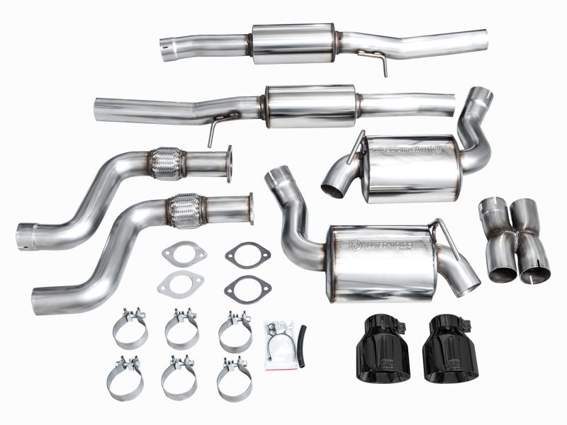 AWE 2023 Nissan Z RZ34 RWD Touring Edition Catback Exhaust System w/ Diamond Black Tips - CPC Performance