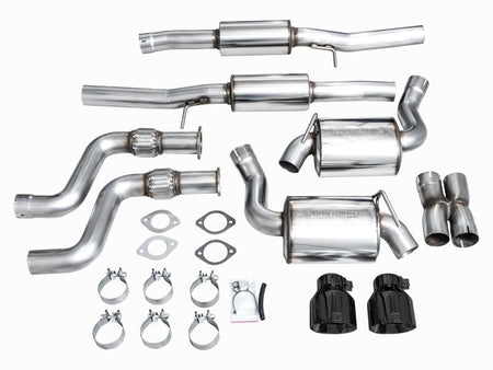 AWE 2023 Nissan Z RZ34 RWD Touring Edition Catback Exhaust System w/ Diamond Black Tips - CPC Performance