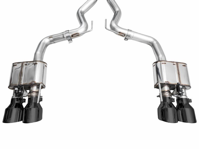 AWE 2024 Ford Mustang Dark Horse S650 RWD SwitchPath Catback Exhaust w/ Quad Diamond Black Tips - CPC Performance