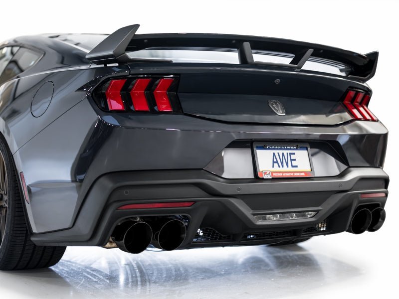 AWE 2024 Ford Mustang Dark Horse S650 RWD SwitchPath Catback Exhaust w/ Quad Diamond Black Tips - CPC Performance