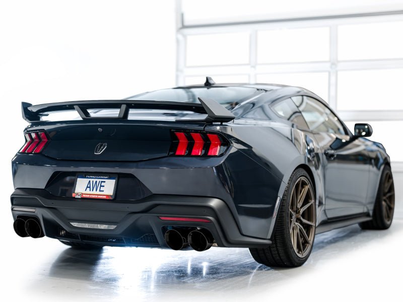 AWE 2024 Ford Mustang Dark Horse S650 RWD SwitchPath Catback Exhaust w/ Quad Diamond Black Tips - CPC Performance