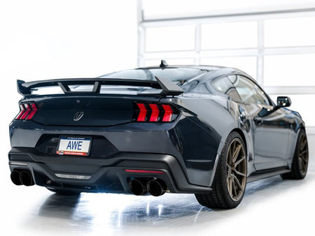 AWE 2024 Ford Mustang Dark Horse S650 RWD SwitchPath Catback Exhaust w/ Quad Diamond Black Tips - CPC Performance
