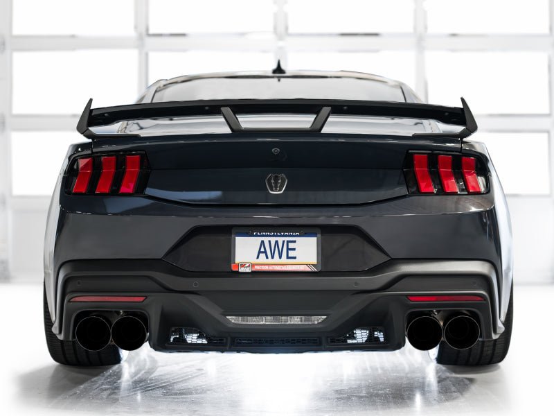 AWE 2024 Ford Mustang Dark Horse S650 RWD SwitchPath Catback Exhaust w/ Quad Diamond Black Tips - CPC Performance