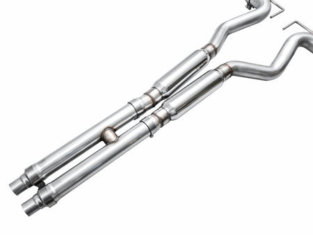 AWE 2024 Ford Mustang GT Fastback S650 RWD SwitchPath Catback Exhaust w/ Quad Diamond Black Tips - CPC Performance
