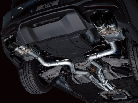 AWE 2024 Ford Mustang GT Fastback S650 RWD SwitchPath Catback Exhaust w/ Quad Diamond Black Tips - CPC Performance