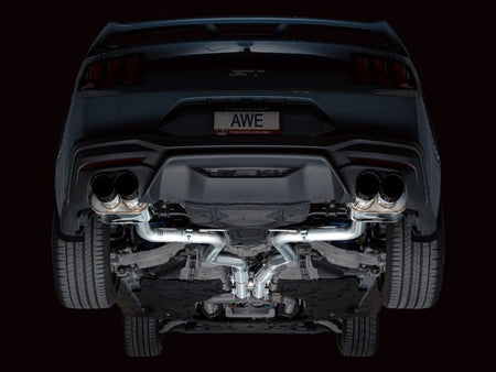 AWE 2024 Ford Mustang GT Fastback S650 RWD SwitchPath Catback Exhaust w/ Quad Diamond Black Tips - CPC Performance