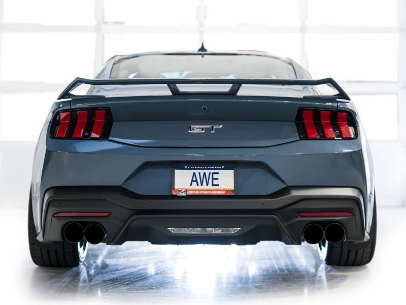 AWE 2024 Ford Mustang GT Fastback S650 RWD SwitchPath Catback Exhaust w/ Quad Diamond Black Tips - CPC Performance