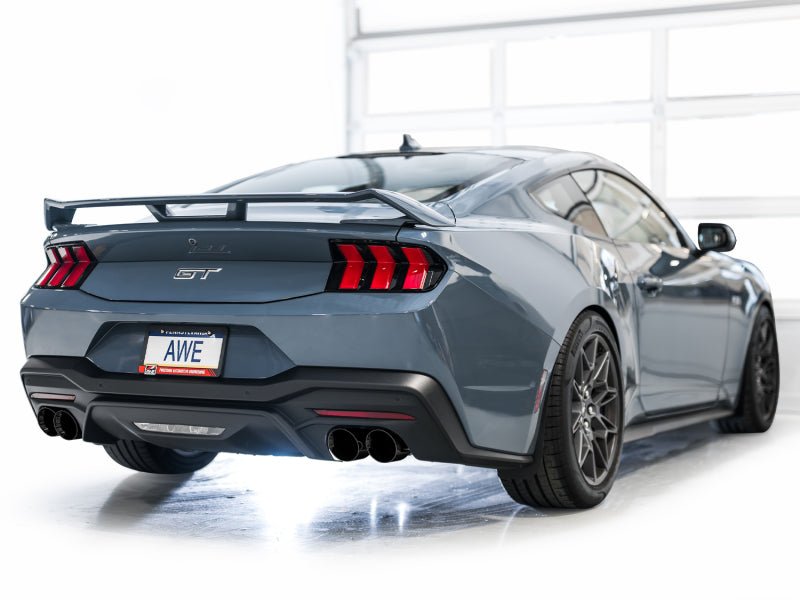AWE 2024 Ford Mustang GT Fastback S650 RWD SwitchPath Catback Exhaust w/ Quad Diamond Black Tips - CPC Performance