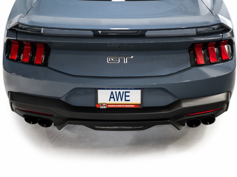 AWE 2024 Ford Mustang GT Fastback S650 RWD SwitchPath Catback Exhaust w/ Quad Diamond Black Tips - CPC Performance