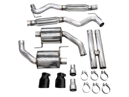 AWE 2024 Ford Mustang GT Fastback S650 RWD Touring Catback Exhaust w/ Dual Diamond Black Tips - CPC Performance