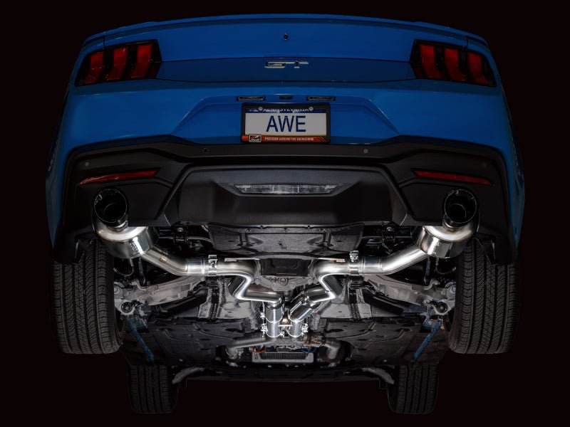 AWE 2024 Ford Mustang GT Fastback S650 RWD Touring Catback Exhaust w/ Dual Diamond Black Tips - CPC Performance