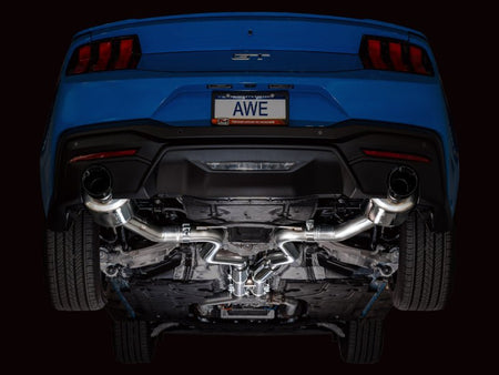 AWE 2024 Ford Mustang GT Fastback S650 RWD Touring Catback Exhaust w/ Dual Diamond Black Tips - CPC Performance