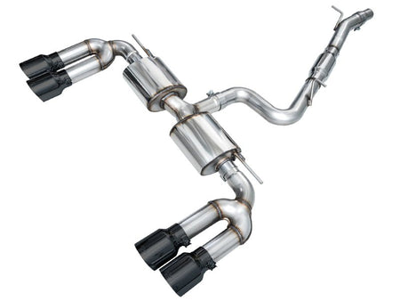 AWE 22 - 24 Audi 8Y S3 Touring Edition Exhaust - Diamond Black Tips - CPC Performance