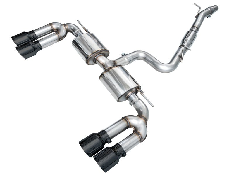 AWE 22 - 24 Audi 8Y S3 Touring Edition Exhaust - Diamond Black Tips - CPC Performance