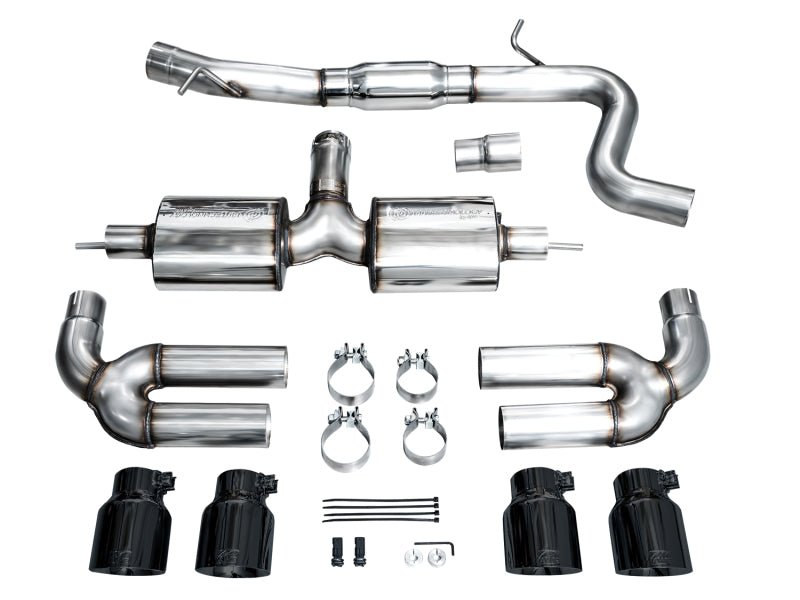 AWE 22 - 24 Audi 8Y S3 Touring Edition Exhaust - Diamond Black Tips - CPC Performance