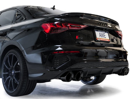 AWE 22 - 24 Audi 8Y S3 Touring Edition Exhaust - Diamond Black Tips - CPC Performance