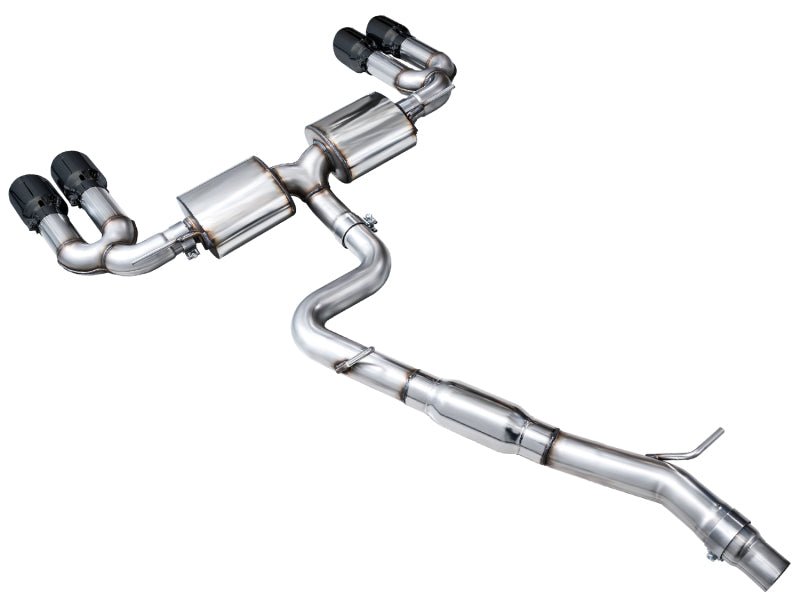 AWE 22 - 24 Audi 8Y S3 Touring Edition Exhaust - Diamond Black Tips - CPC Performance