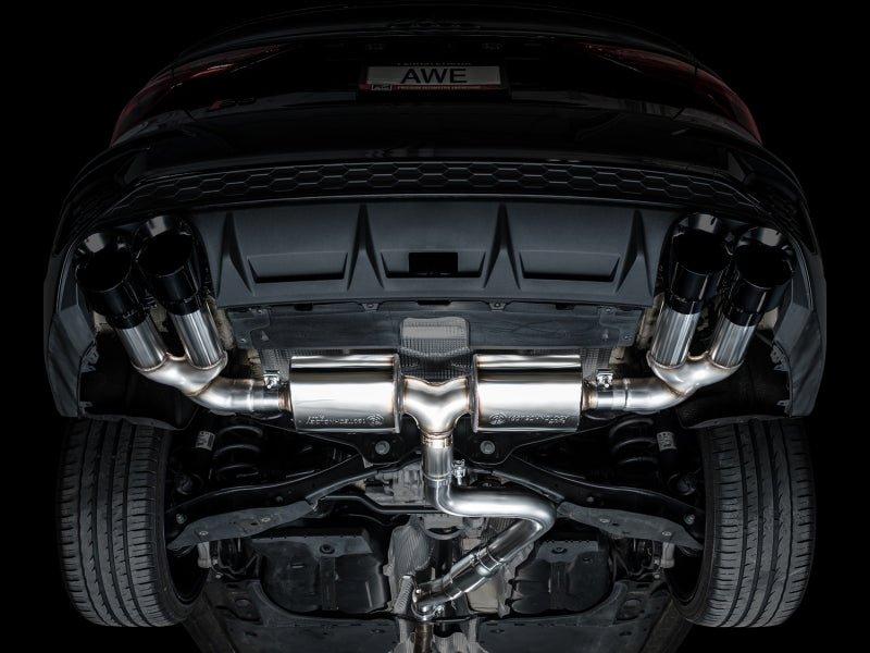 AWE 22 - 24 Audi 8Y S3 Touring Edition Exhaust - Diamond Black Tips - CPC Performance