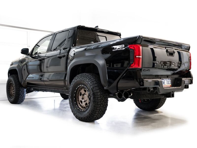 AWE Exhaust for 4th Gen Toyota Tacoma Dual Diamond Black Tips - CPC Performance