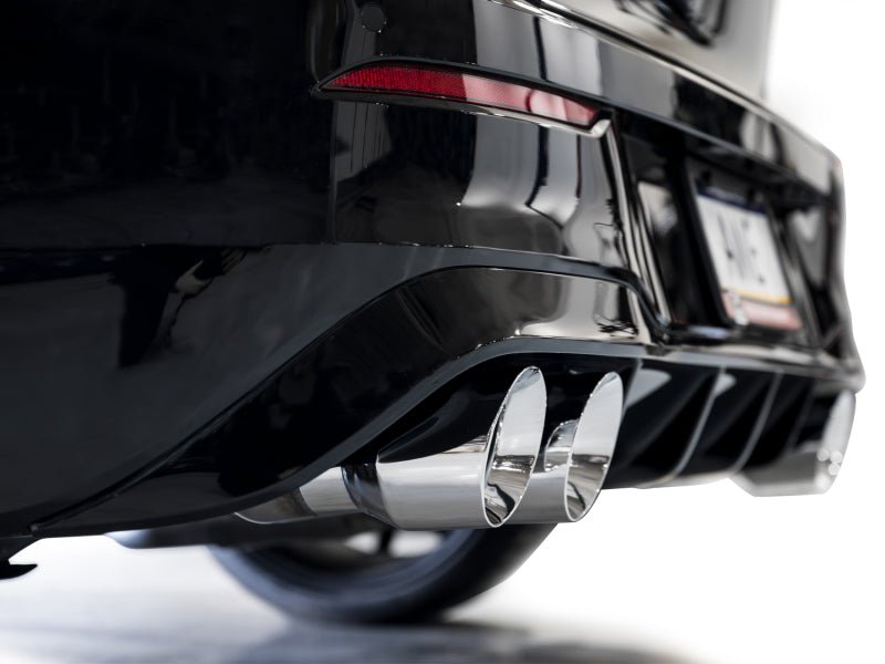 AWE MK8 Volkswagen Golf R 3in Track Edition Quad Exhaust - Chrome Silver Tips - CPC Performance