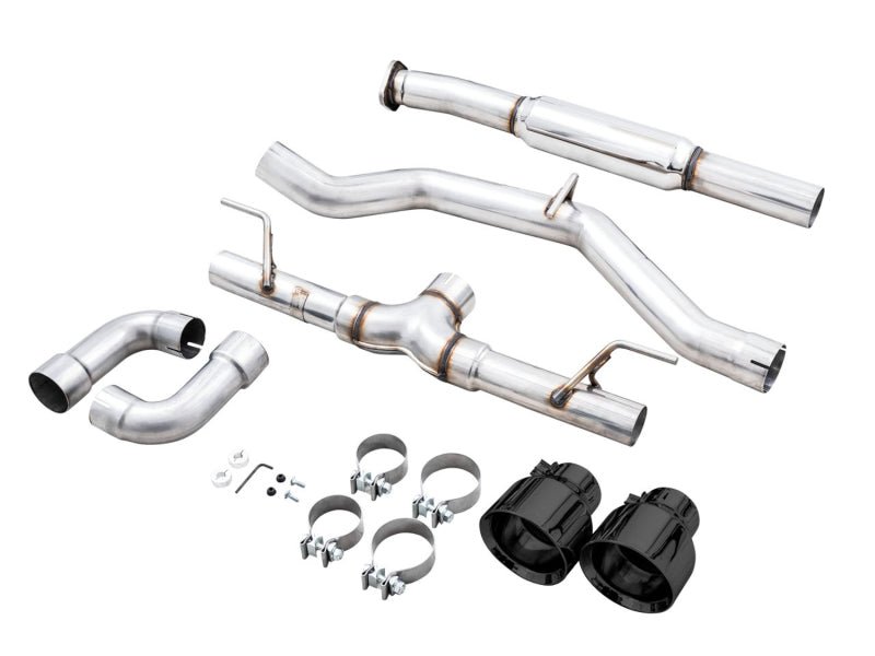 AWE Subaru BRZ / Toyota GR86 / Toyota 86 Track Edition Cat - Back Exhaust - Diamond Black Tips - CPC Performance