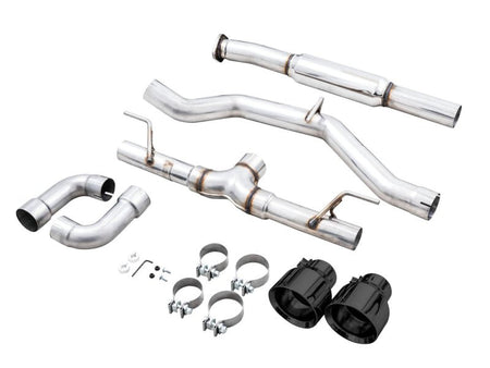 AWE Subaru BRZ / Toyota GR86 / Toyota 86 Track Edition Cat - Back Exhaust - Diamond Black Tips - CPC Performance