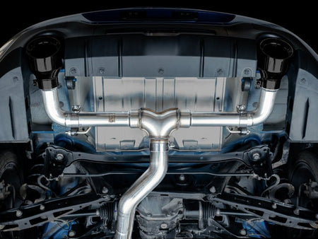 AWE Subaru BRZ / Toyota GR86 / Toyota 86 Track Edition Cat - Back Exhaust - Diamond Black Tips - CPC Performance