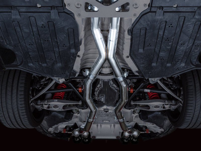 AWE Track Edition Catback Exhaust for BMW G8X M3/M4 - Diamond Black Tips - CPC Performance