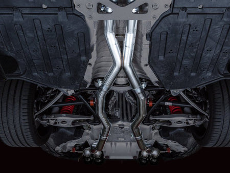 AWE Track Edition Catback Exhaust for BMW G8X M3/M4 - Diamond Black Tips - CPC Performance