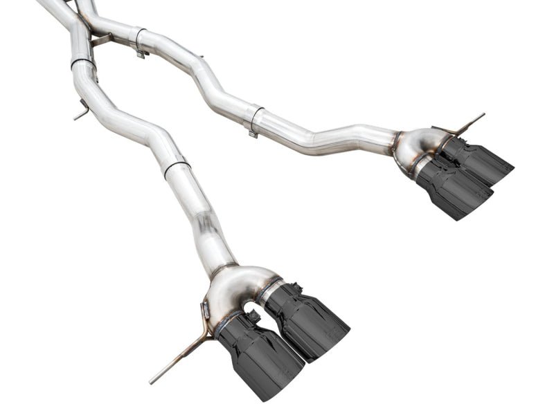 AWE Track Edition Catback Exhaust for BMW G8X M3/M4 - Diamond Black Tips - CPC Performance