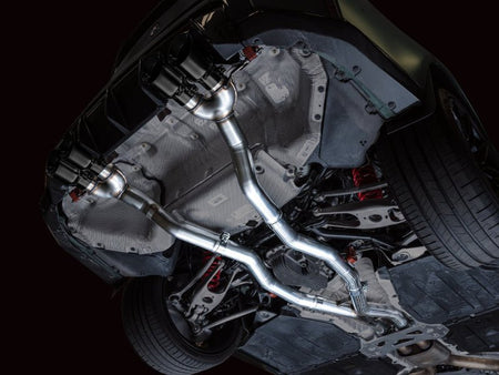 AWE Track Edition Catback Exhaust for BMW G8X M3/M4 - Diamond Black Tips - CPC Performance