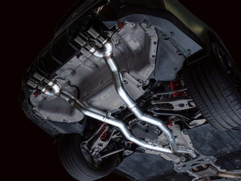 AWE Track Edition Catback Exhaust for BMW G8X M3/M4 - Diamond Black Tips - CPC Performance