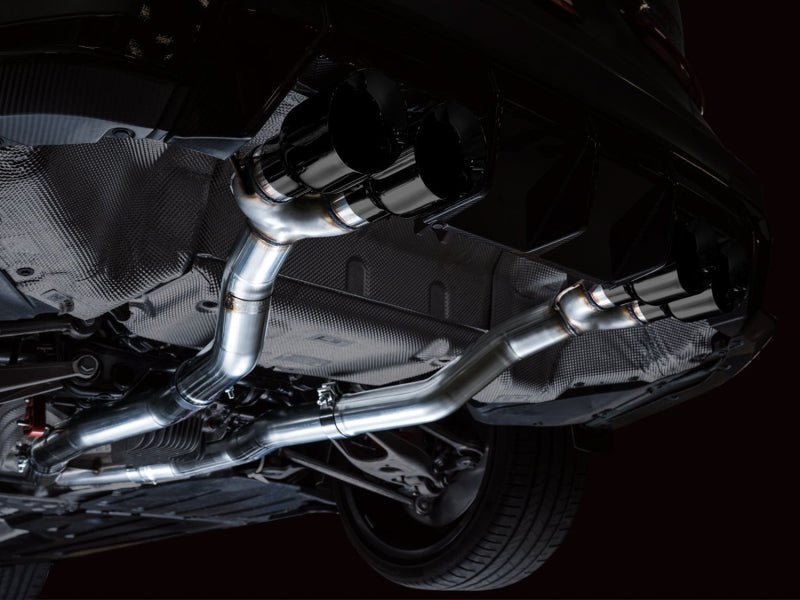 AWE Track Edition Catback Exhaust for BMW G8X M3/M4 - Diamond Black Tips - CPC Performance