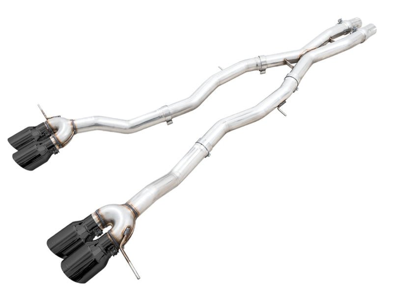 AWE Track Edition Catback Exhaust for BMW G8X M3/M4 - Diamond Black Tips - CPC Performance