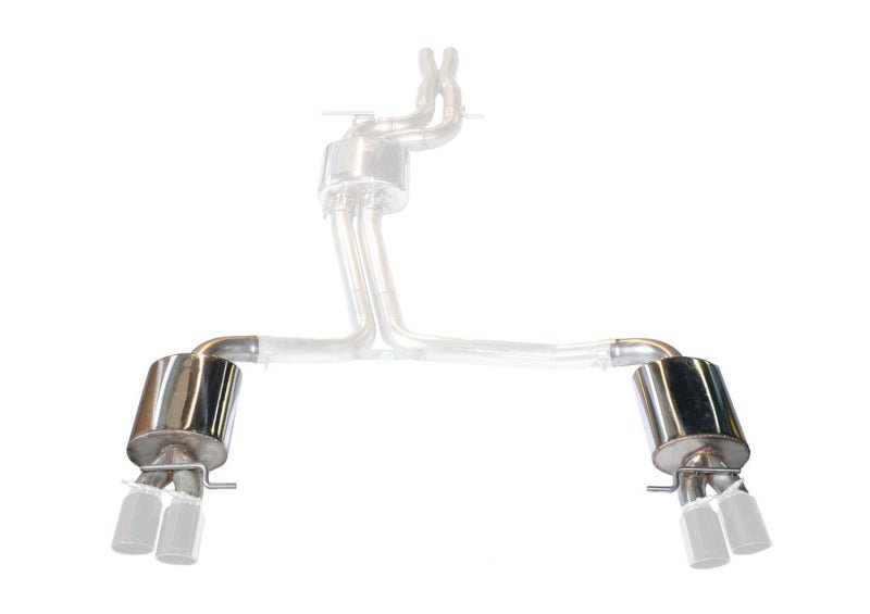 AWE Tuning 10 - 16 Audi S4 Quattro 3.0T (B8/8.5) Conversion Kit - Track to Touring (90mm Tips) - CPC Performance
