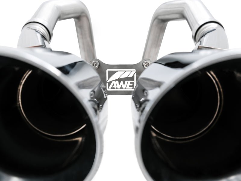 AWE Tuning 14 - 19 Chevy Corvette C7 Z06/ZR1 (w/AFM) Track Edition Axle - Back Exhaust w/Chrome Tips - CPC Performance