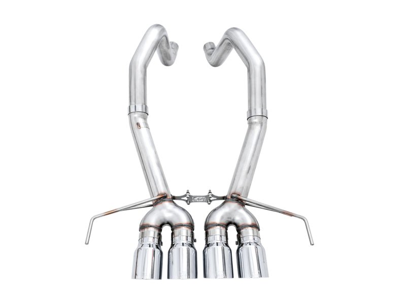 AWE Tuning 14 - 19 Chevy Corvette C7 Z06/ZR1 (w/AFM) Track Edition Axle - Back Exhaust w/Chrome Tips - CPC Performance