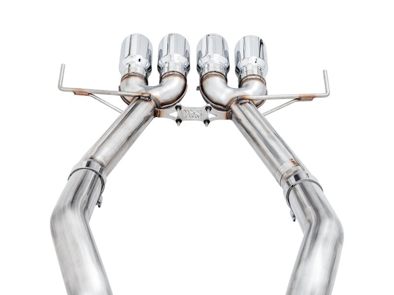 AWE Tuning 14 - 19 Chevy Corvette C7 Z06/ZR1 (w/AFM) Track Edition Axle - Back Exhaust w/Chrome Tips - CPC Performance