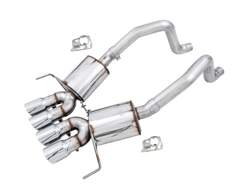 AWE Tuning 14 - 19 Chevy Corvette C7 Z06/ZR1 (w/o AFM) Touring Edition Axle - Back Exhaust w/Chrome Tips - CPC Performance