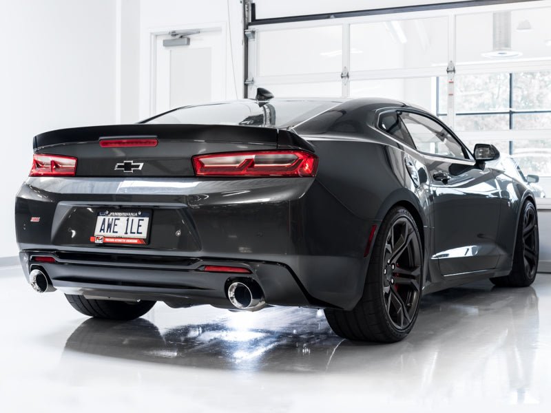 AWE Tuning 16 - 18 Chevrolet Camaro SS Axle - back Exhaust - Touring Edition (Chrome Silver Tips) - CPC Performance