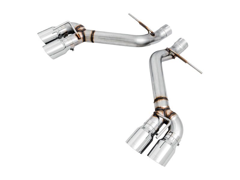 AWE Tuning 16 - 19 Chevrolet Camaro SS Axle - back Exhaust - Track Edition (Quad Chrome Silver Tips) - CPC Performance