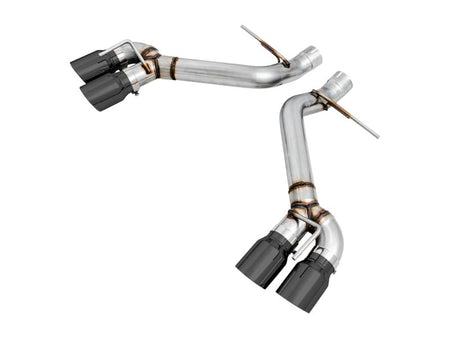 AWE Tuning 16 - 19 Chevrolet Camaro SS Axle - back Exhaust - Track Edition (Quad Diamond Black Tips) - CPC Performance
