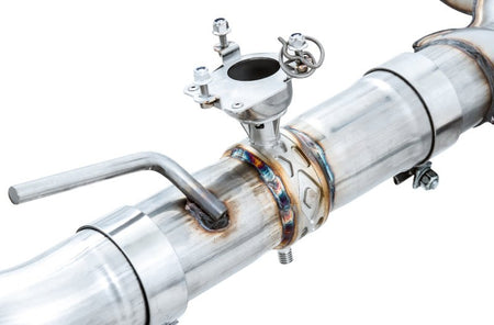 AWE Tuning 17 - 19 Audi RS3 8V SwitchPath Exhaust w/Diamond Black RS - Style Tips - CPC Performance
