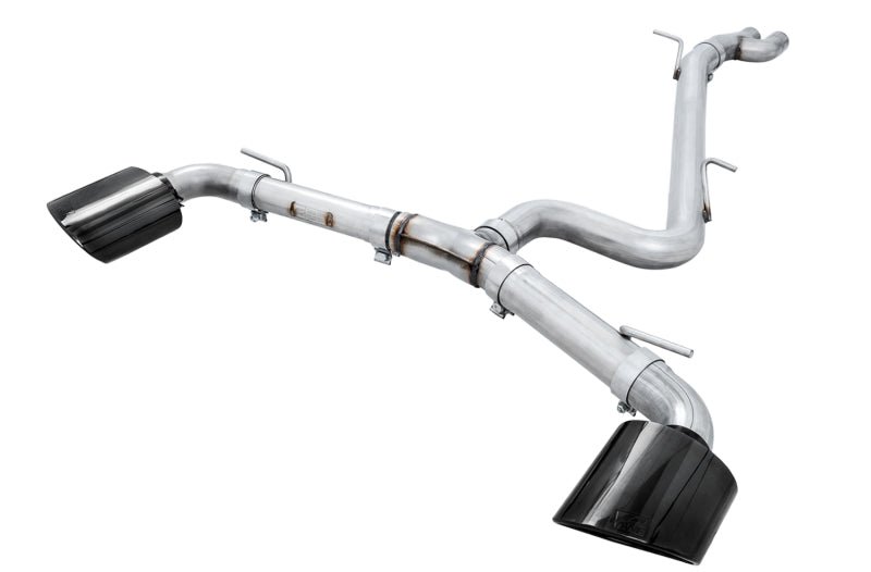 AWE Tuning 17 - 19 Audi RS3 8V Track Edition Exhaust - Diamond Black Tips RS - Style Tips - CPC Performance