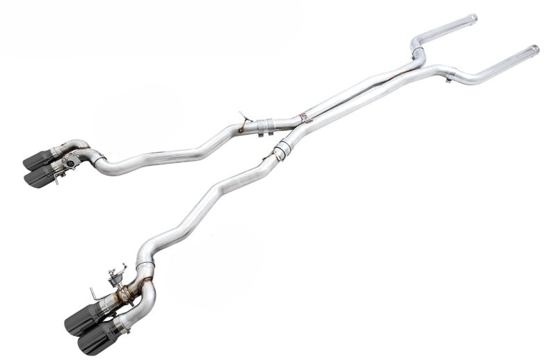 AWE Tuning 18 - 19 BMW F90 M5 SwitchPatch Cat - Back Exhaust - Black Diamond Tips - CPC Performance